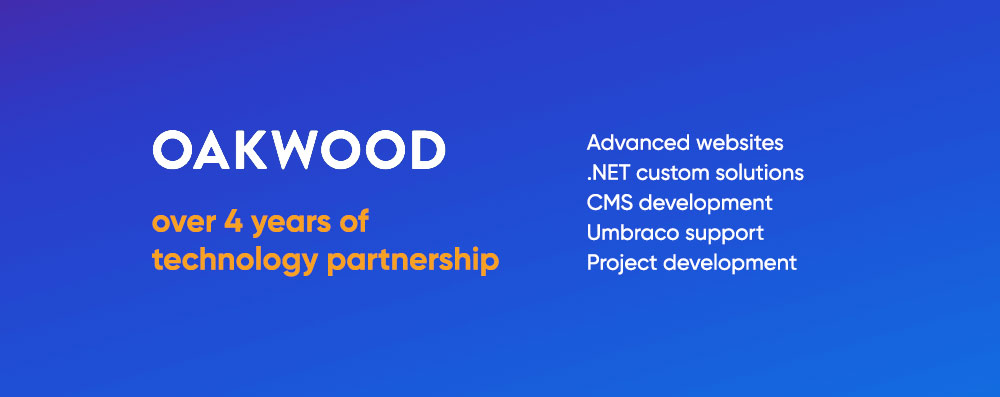 Our partnership with Oakwood digital agency – team extension model