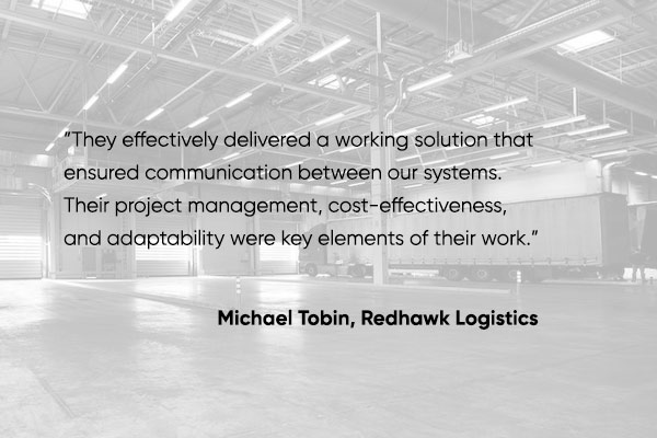 Redhawk Logistics Case Study ADHD Interactive – review on the project – custom digital solutions for supply chain management