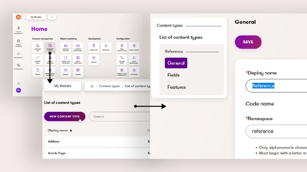 The advantages of content hub in Xperience by Kentico – work faster, create content hubs, upgrade all your digital channel at once