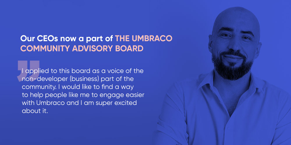 ADHD Interactive CEO Paweł Nienartowicz in Umbraco Community Advisory Board. Learn more about Umbraco Advisory Boards