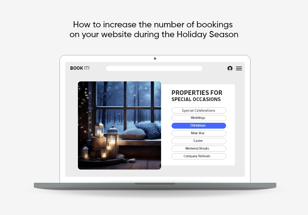 How to increase number of bookings on your website – digital solutions for tourism, apartment rental, hospitality industry during Holiday Season